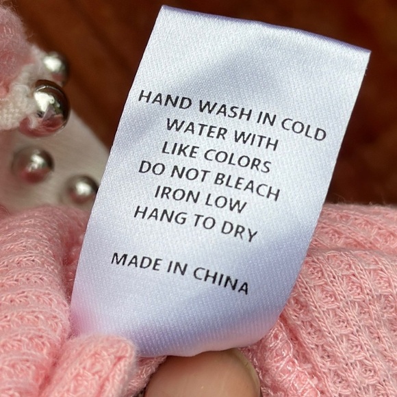 Blue Velvet Pink Boxy Oversized Short Sleeve Tee Size S - Picture 16 of 16